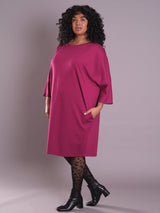 Plus-size-fashion-Loved-Sweaterdress-Cerise-IV