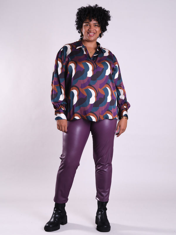 Plus-size-fashion-berlin-Mat-Lederleggings-Bordaux_I