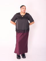 Plus-size-fashion-berlin-Mat-satinrock-bordaux-I