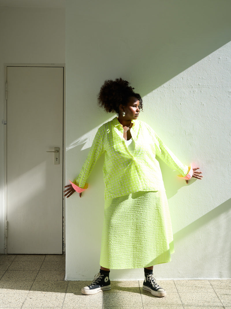 Plus-size-fashion-berlin-midiflowskirt-vichy-gelb-IÖÄ