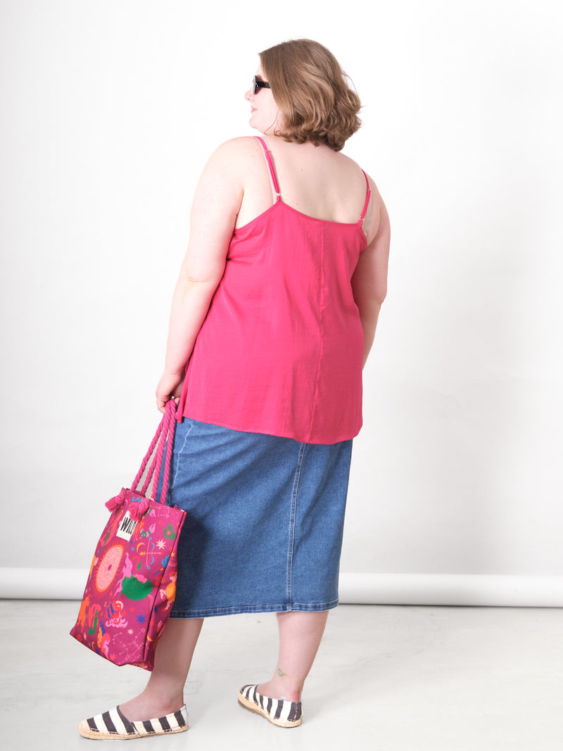 Plus-size-fashion-mat-Tanktop-Magenta-III