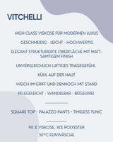 Palazzo Pants - Vitchelli - Blau