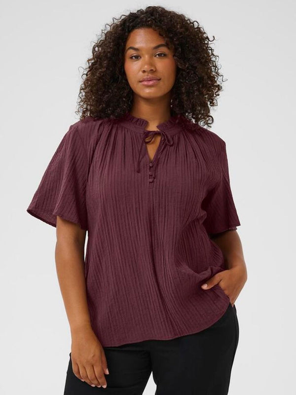kaffe-curve-feinstrick-kurzarm-bluse-kastanie-plussizefashion-curvy-berlin-IV