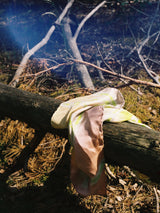 Silk scarf with ombré effect - Green/Yellow/Orange
