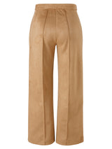 Elegante Hose in Wildleder-Optik - Camel