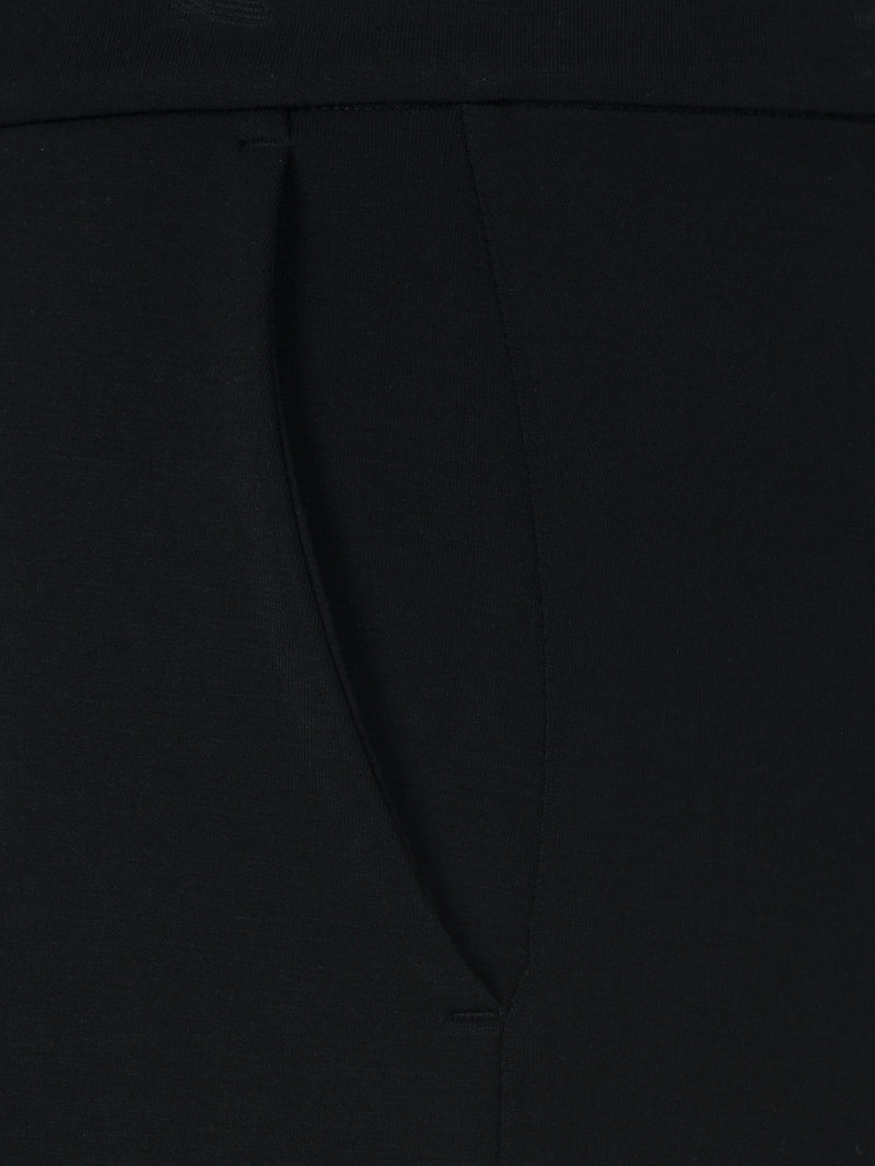 Elegante Jogpants aus Scuba-Jersey - Schwarz
