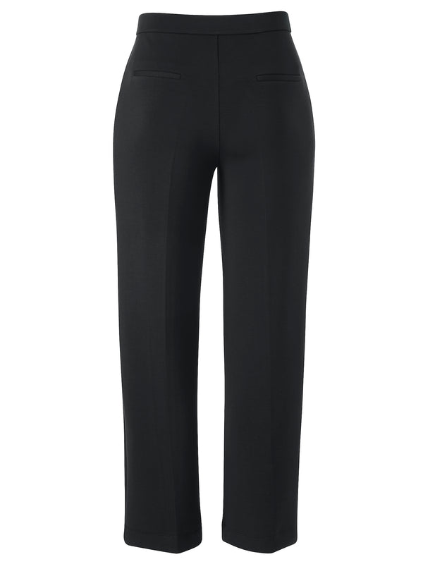 Elegante Jogpants aus Scuba-Jersey - Schwarz