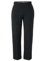 Elegante Jogpants aus Scuba-Jersey - Schwarz