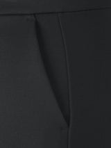 Elegante Hose mit schmalem Bein aus Viskose-Mix - Schwarz