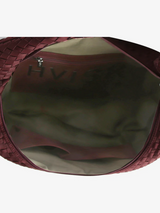 Schultertasche "Haze Braided" - Midnight Plum