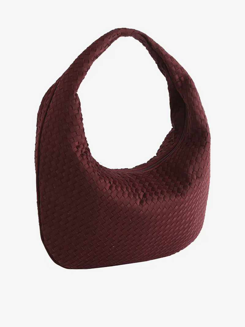 Schultertasche "Haze Braided" - Midnight Plum