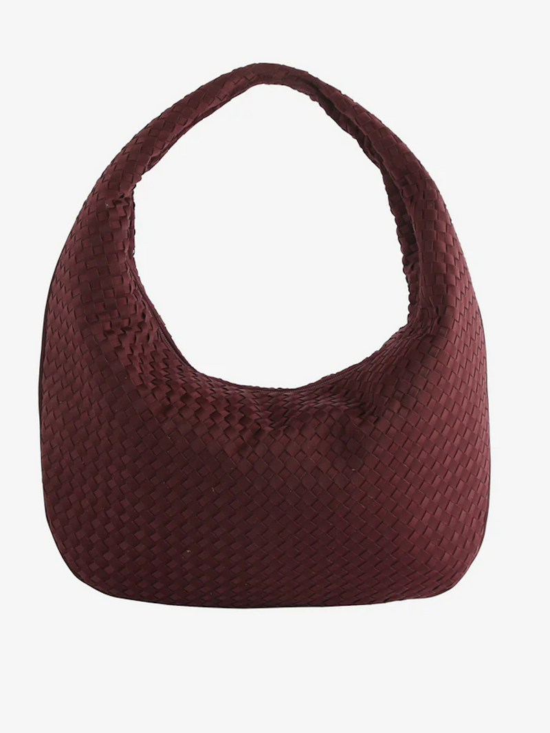 Schultertasche "Haze Braided" - Midnight Plum