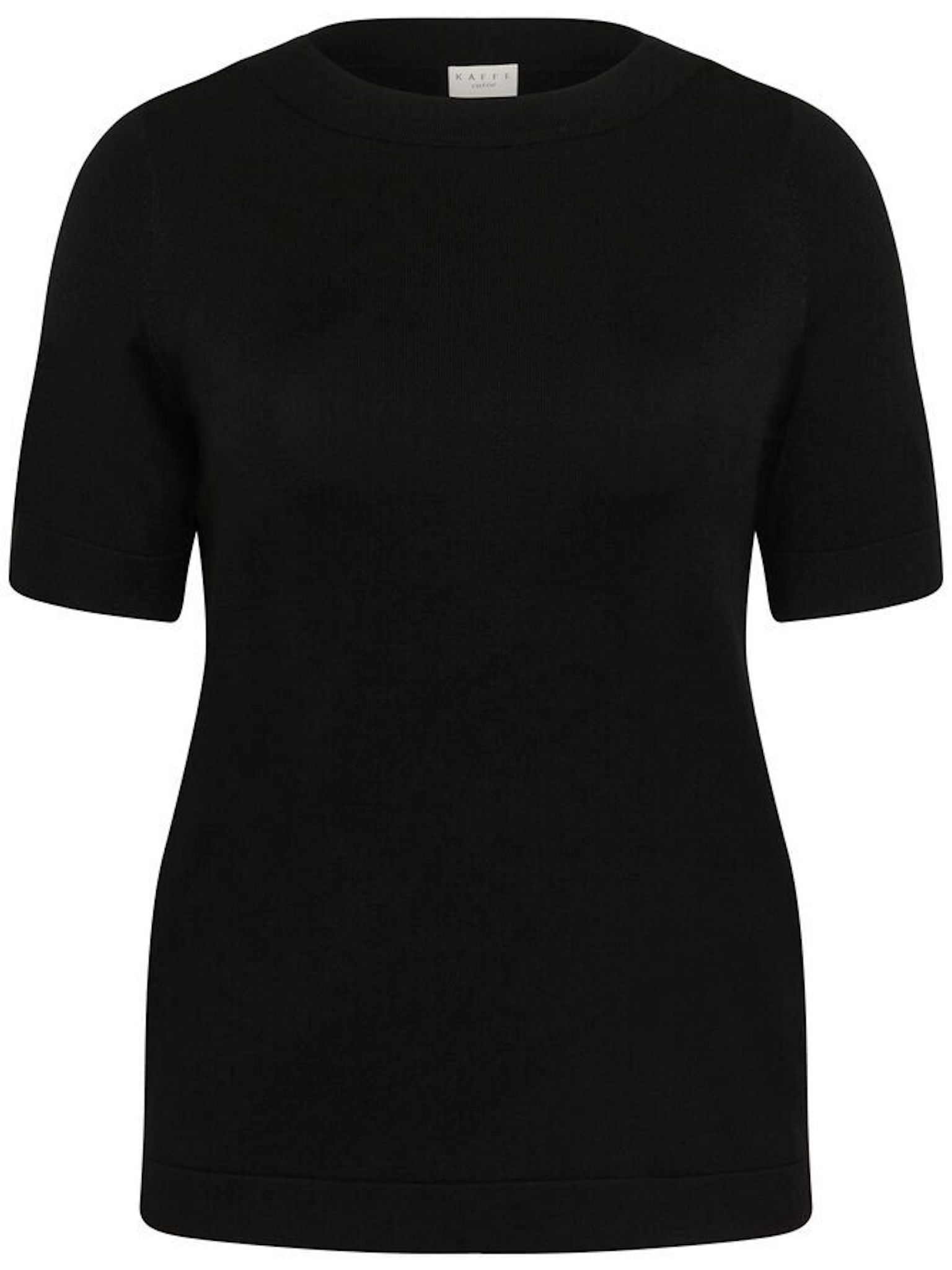 KAFFE CURVE | ONLINE & in Berlin | Feinstrick T-Shirt aus Viskose Mix ...