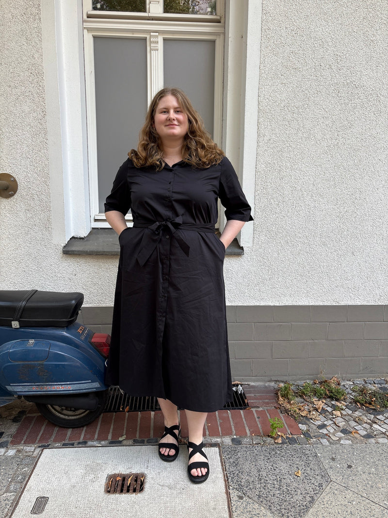 Maxi Dress - Riva - Schwarz