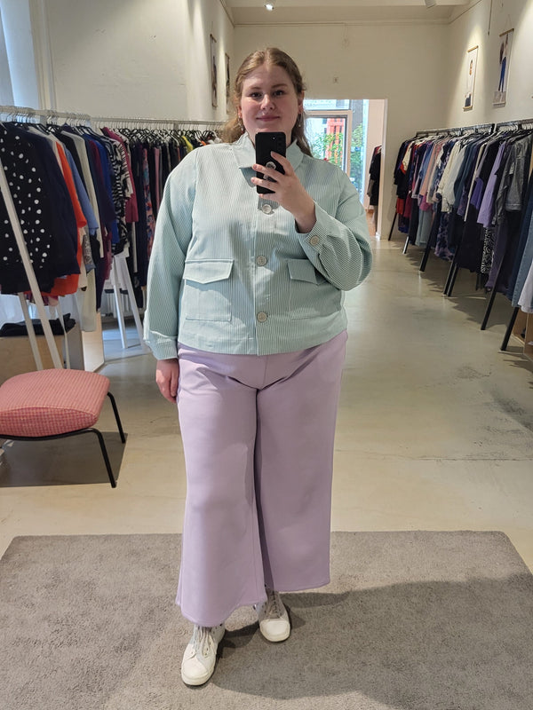 Perfect Workwear Jacket - Denim Stripe / Mint