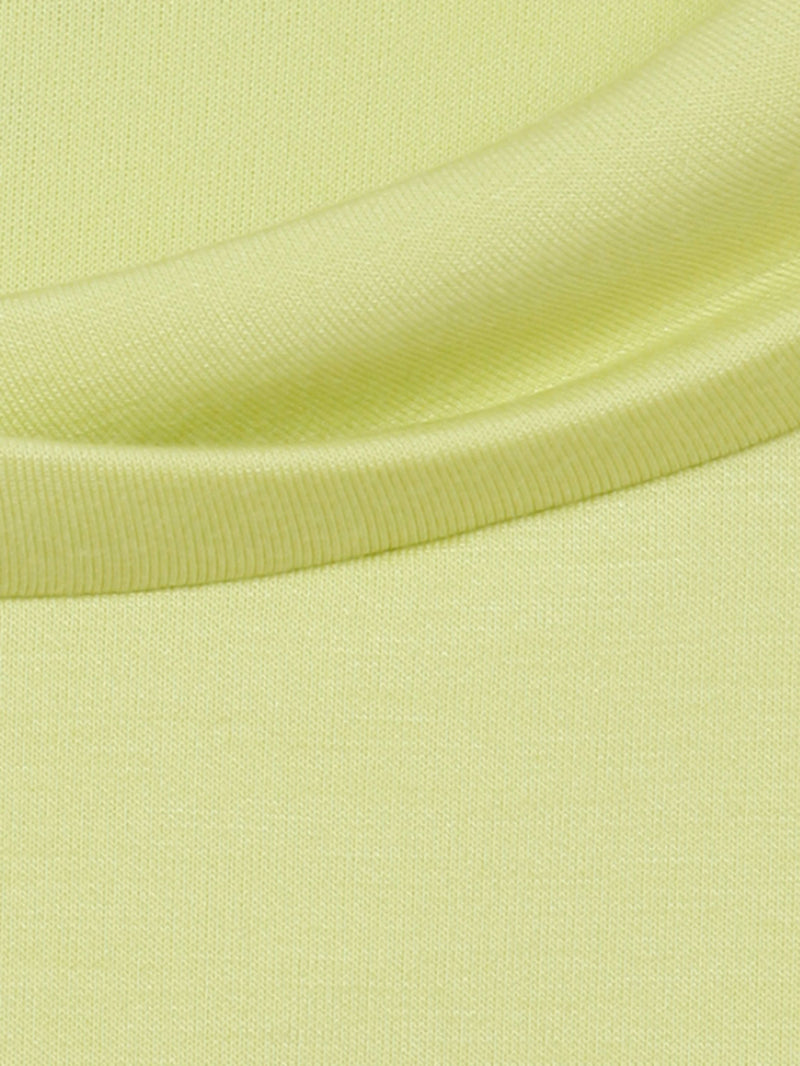 Elegantes Sweatshirt aus Scuba-Jersey - Limettengrün