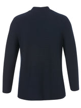 Offene Strickjacke aus Baumwolle - Dunkelblau