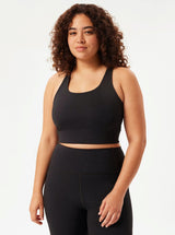 GIRLFRIEND COLLECTIVE | PLUS SIZE | ONLINE & Hamburg & Berlin | Racerback Sport-BH "Paloma" | Schwarz