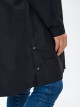 Lightweight waterproof raincoat - Black