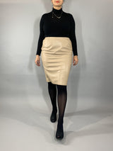 Loved-by-les-soeurs-shop-Pleather-skirt-Creme-III