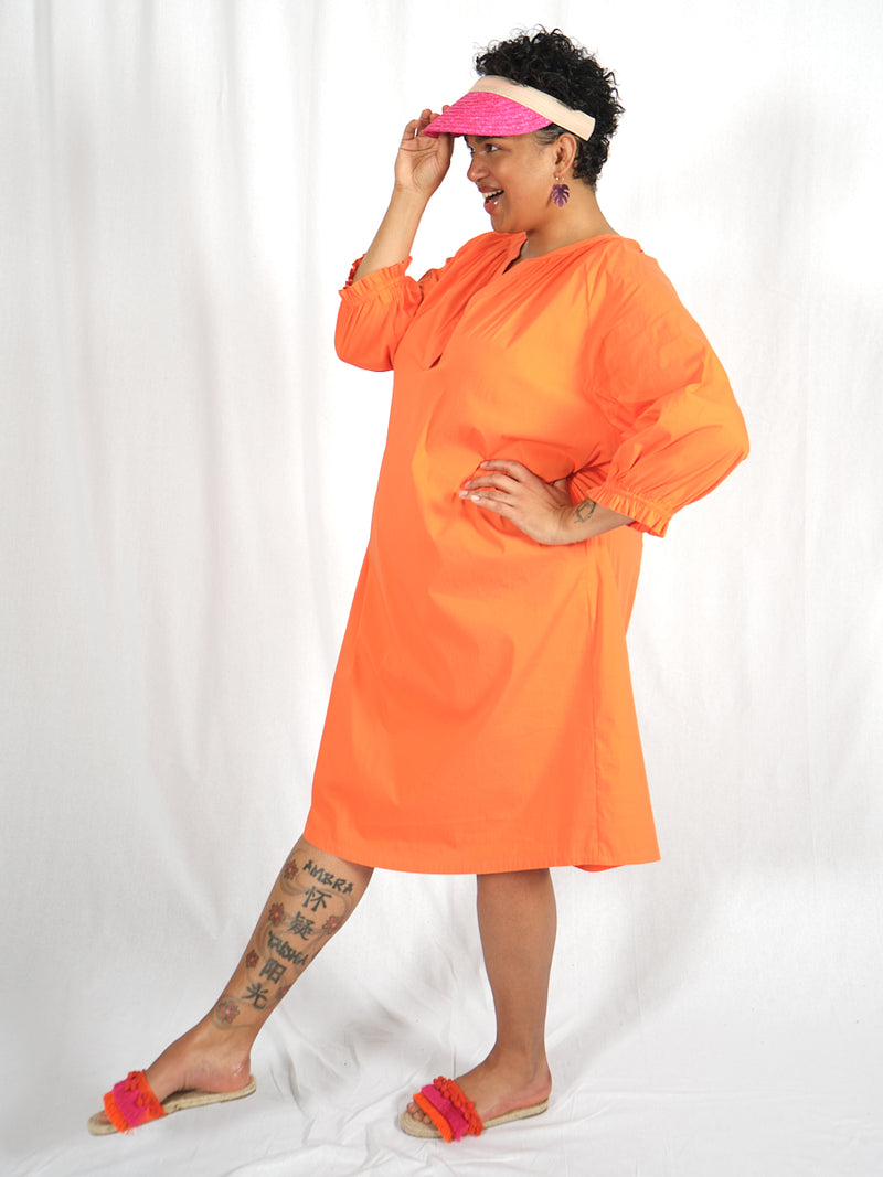 Plus-size-fashion-Rofa-Hemdkleid-orange-I