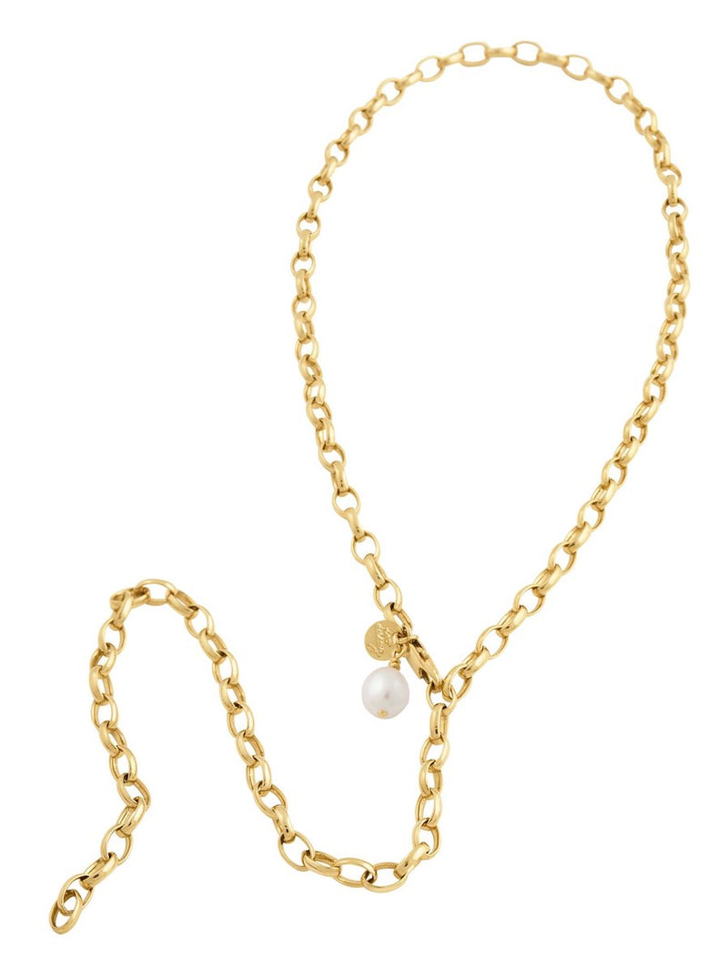 Lucky Pearl Necklace - Gold