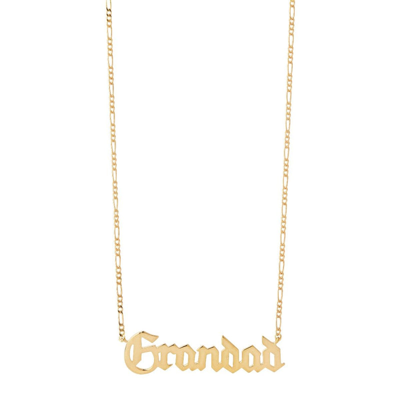 "Grandad Necklace" - Gold